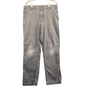 Carhartt Men's Relaxed Fit Carpenter Pants Gray 34x32 Hammer Loop Workwear